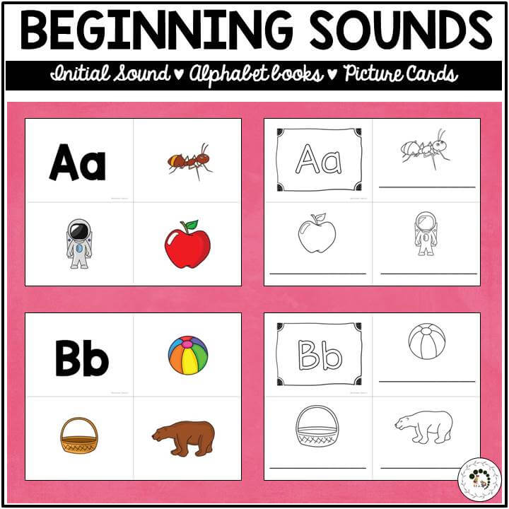 Beginning Sound Alphabet Books Montessori Nature