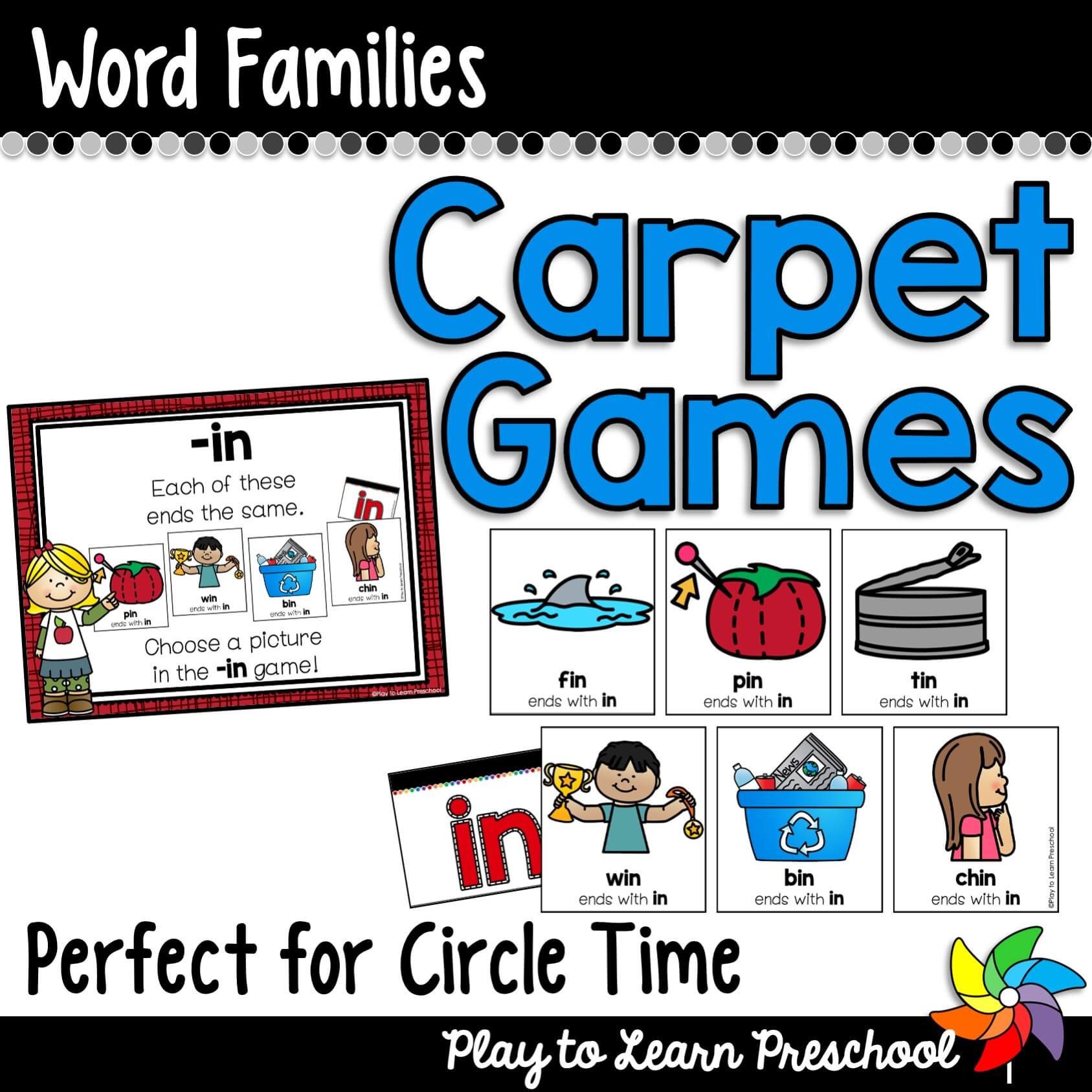 Word Families Carpet Games